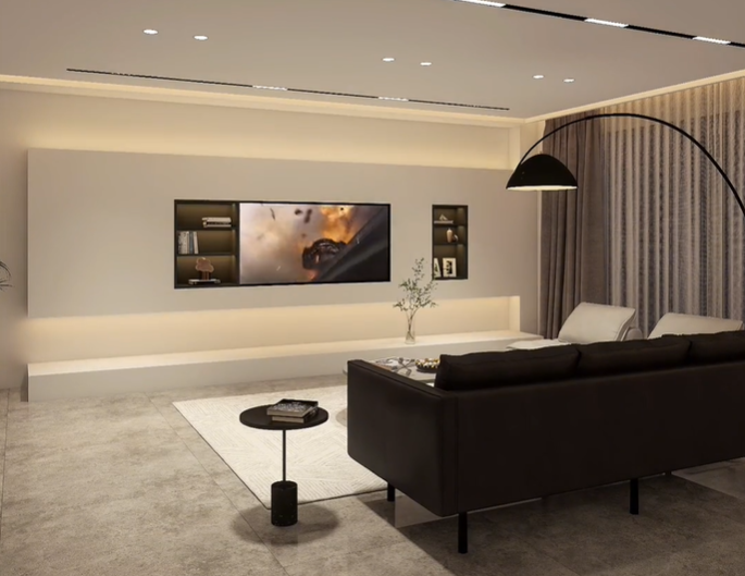 全屋灯光设计之客厅