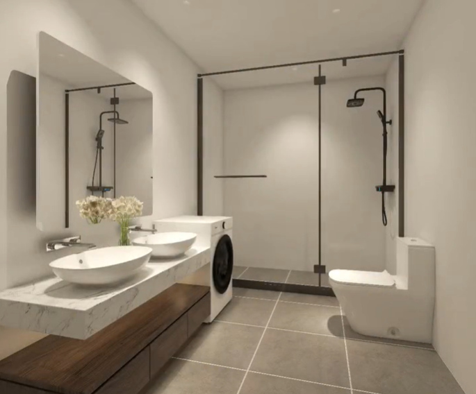 全屋灯光设计之卫生间