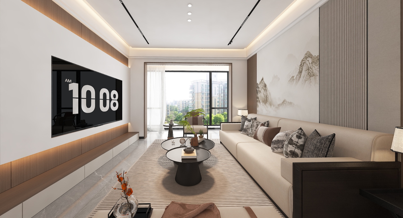 静兰湾125㎡ 新中式风格