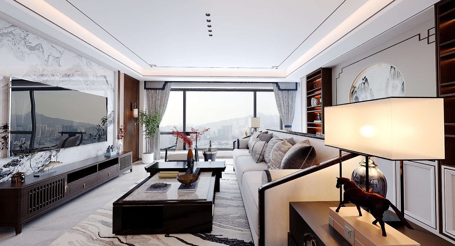 建发·央玺143㎡ 新中式风格