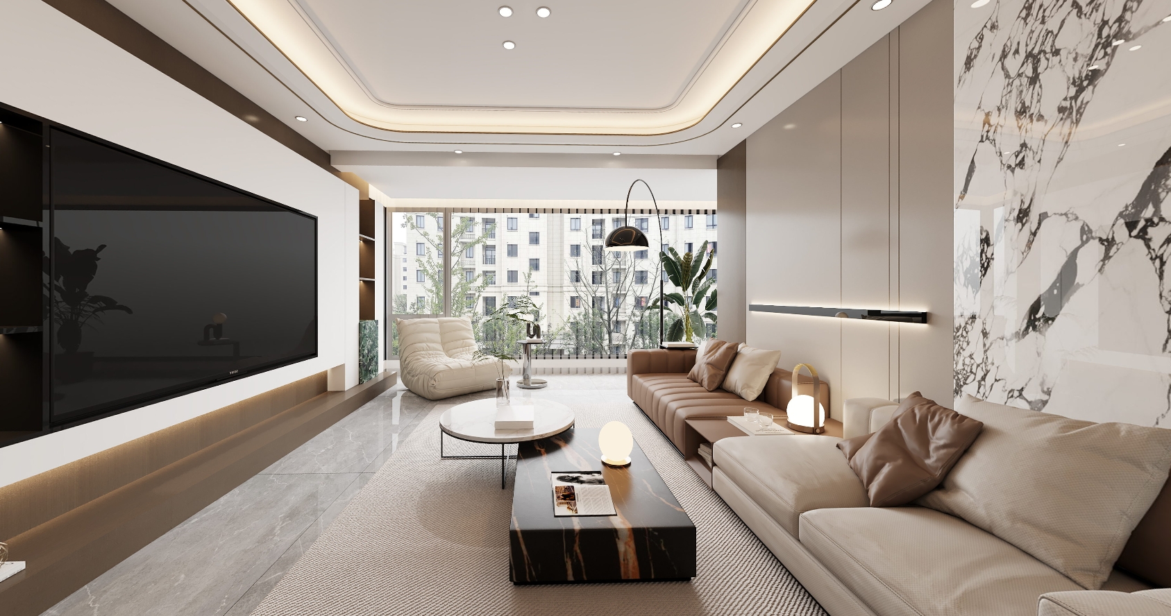 建发·央玺127㎡ 现代风格